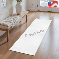 Washable Flannel Runner Rug 60x24inch