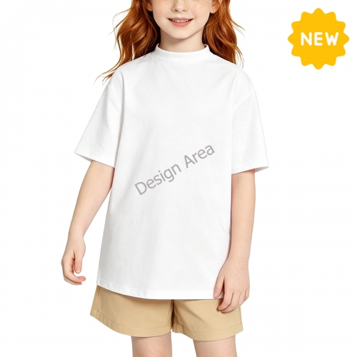 Kids Crew Neck Short Sleeve T-Shirt