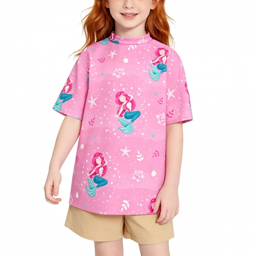 Kids Crew Neck Short Sleeve T-Shirt