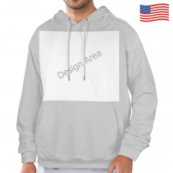 Men's Hoodie Sweatshirt (Front&Back Print)(Model H03)