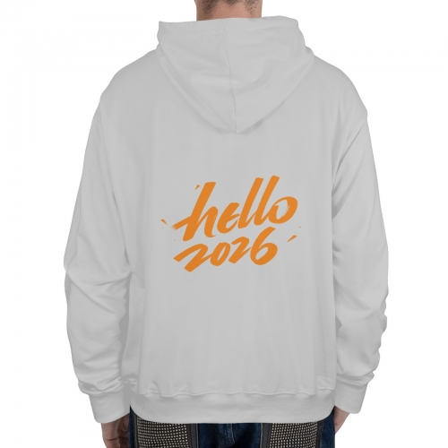 Men's Hoodie Sweatshirt (Front&Back Print)(Model H03)
