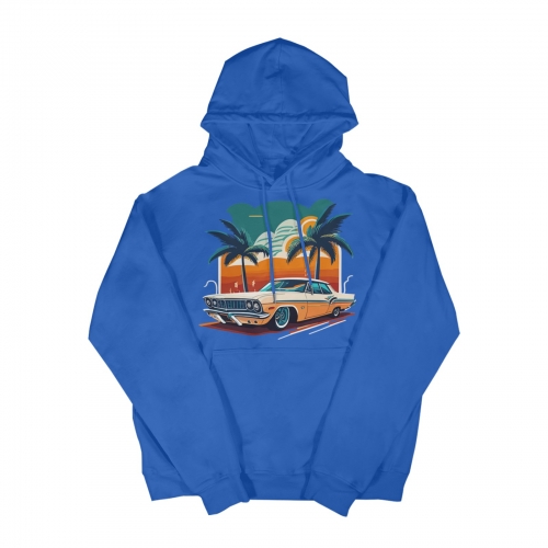 Men's Hoodie Sweatshirt (Front&Back Print)(Model H03)