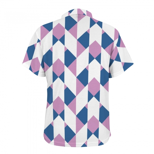 Women's Zipper Polo Shirt (Model T88)