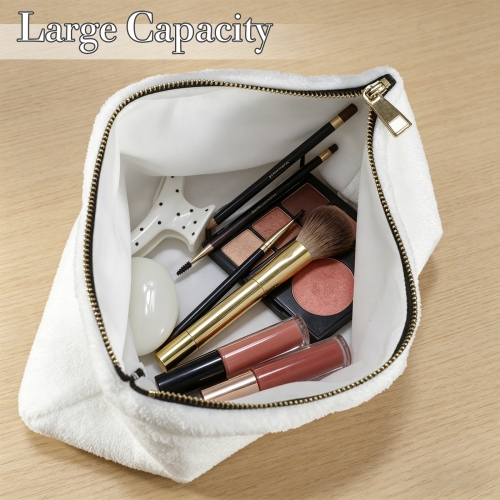 Flannel Zipper Pouch