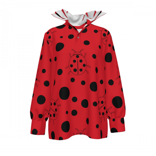 Women's Ruffle Neck Sweatshirt