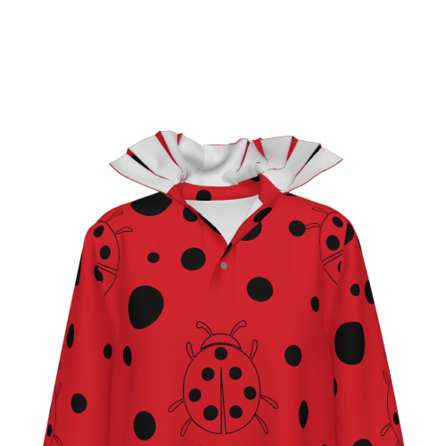 Women's Ruffle Neck Sweatshirt