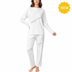 Women's Raglan Long Sleeve Pajama Set
