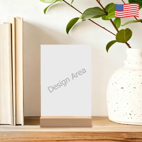 Acrylic Photo Print 4"x6" with 10cm Stand