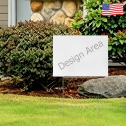 Yard Sign 12"x9" (Two-Sided Same Print)