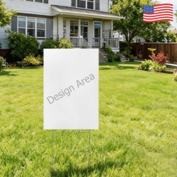 Yard Sign 12"x18" (Two-Sided Same Print)