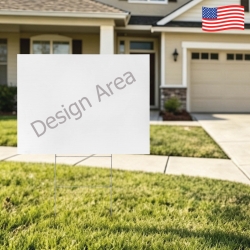 Yard Sign 24"x18" (Two-Sided Same Print)