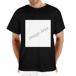 Men's Cotton T-Shirt (Front Print)