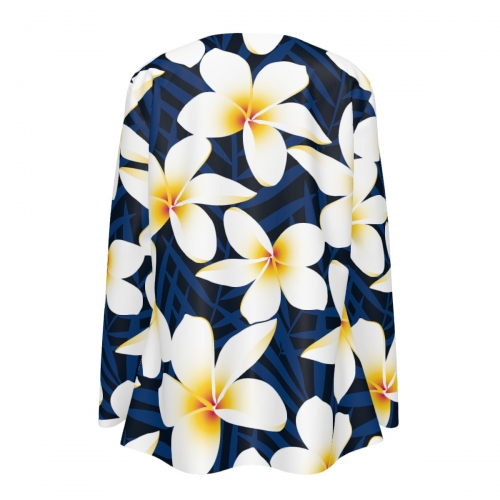 Women's Square Neck Top With Split Hem