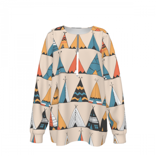 Women's Half Zip Long Sleeve Shirt