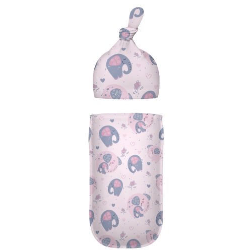 All Over Print Cotton Baby's Swaddle Set