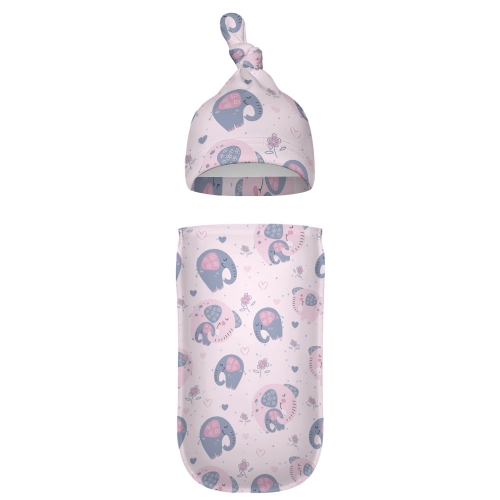 All Over Print Cotton Baby's Swaddle Set