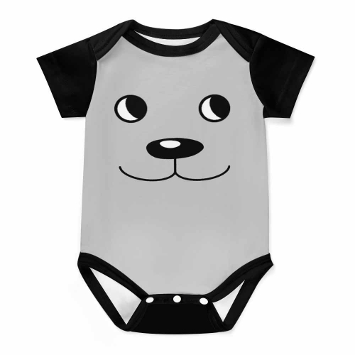 All Over Print Cotton Baby's Short Sleeve Bodysuit