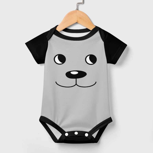 All Over Print Cotton Baby's Short Sleeve Bodysuit