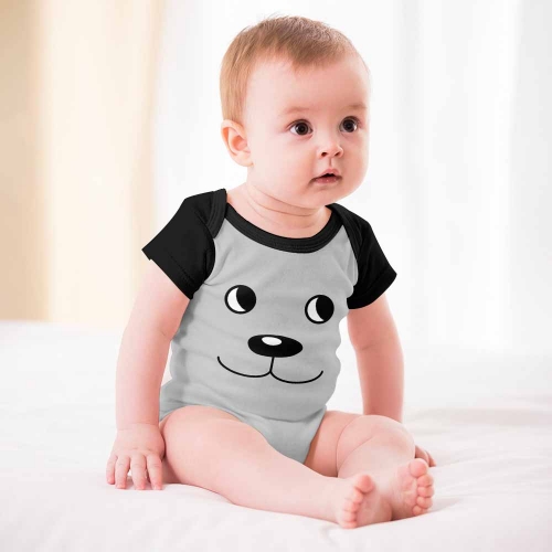 All Over Print Cotton Baby's Short Sleeve Bodysuit