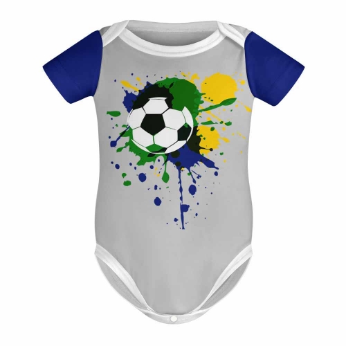 All Over Print Cotton Baby's Short Sleeve Bodysuit