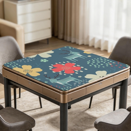 Stitched-Edge Mahjong Table Mat 33x33inch