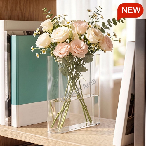 Acrylic Book Shaped Vase