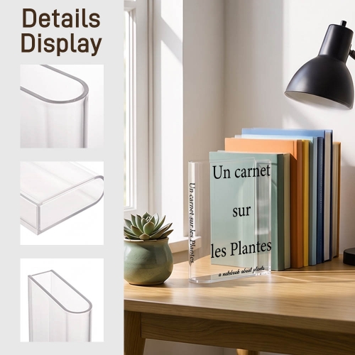 Acrylic Book Shaped Vase