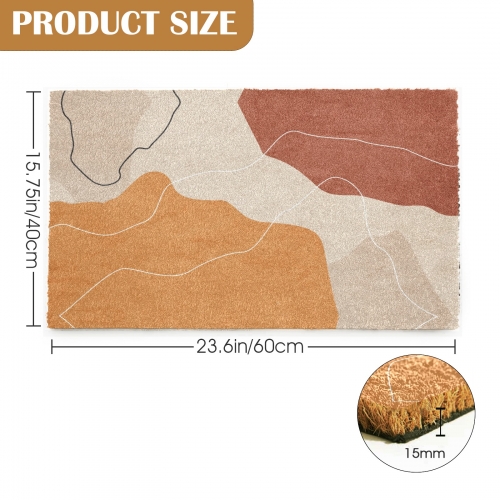 Natural Coir Doormat 60x40cm