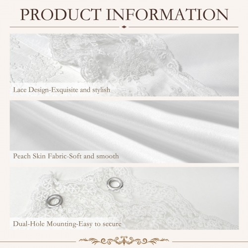 Peach Skin Tapestry with Lace Trim 20"x 63"