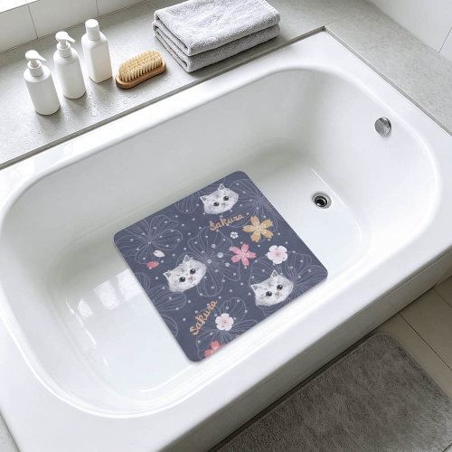 Bathroom Suction Cup Anti-slip Mat 54 x 53cm