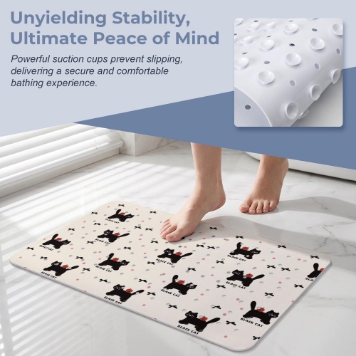 Bathroom Suction Cup Anti-slip Mat 70 x 40cm