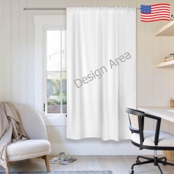 Peach Skin Window Curtain 52x63inch