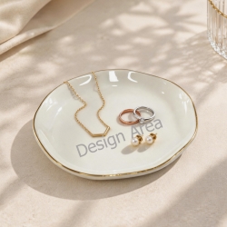 Wavy Round Jewelry Dish