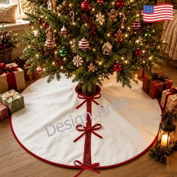 Thick Christmas Tree Skirt 36x36inch
