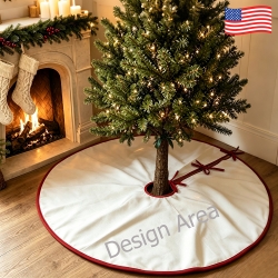 Thick Christmas Tree Skirt 48x48inch