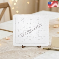 16-Piece Paperboard Jigsaw Puzzle (Horizontal)