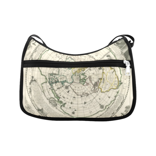 World Map Mid-Earth Crossbody Bags (Model 1616)