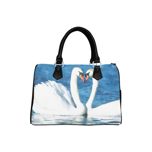 Swans ' Love Boston Handbag (Model 1621)