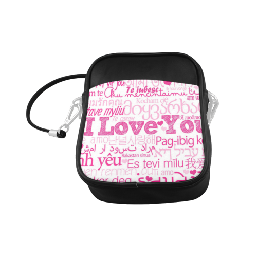 I L Love You Multi-Language Sling Bag (Model 1627)