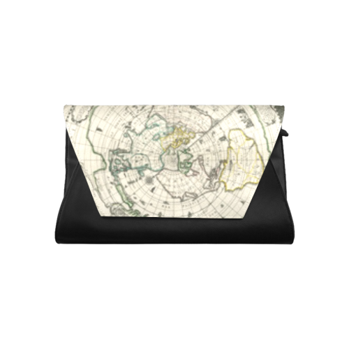 World Map Mid-Earth Clutch Bag (Model 1630)