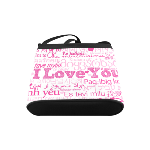 I Love You Multi-Language Crossbody Bags (Model 1613)