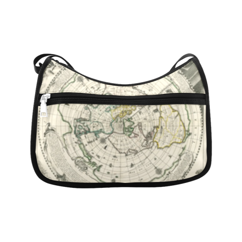 World Map Mid-Earth Crossbody Bags (Model 1616)