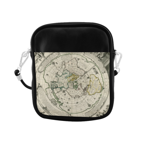 World Map Mid-Earth Sling Bag (Model 1627)