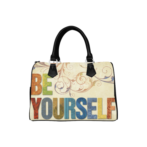 Be Yourself Pictures Boston Handbag (Model 1621)
