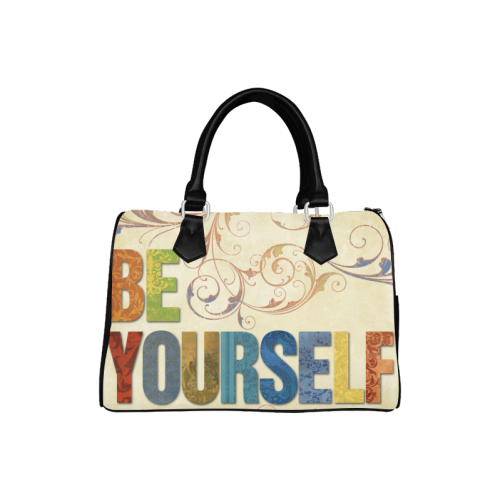 Be Yourself Pictures Boston Handbag (Model 1621)