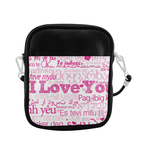 I L Love You Multi-Language Sling Bag (Model 1627)