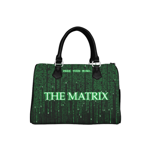 Matrix The Digital Rain Boston Handbag (Model 1621)