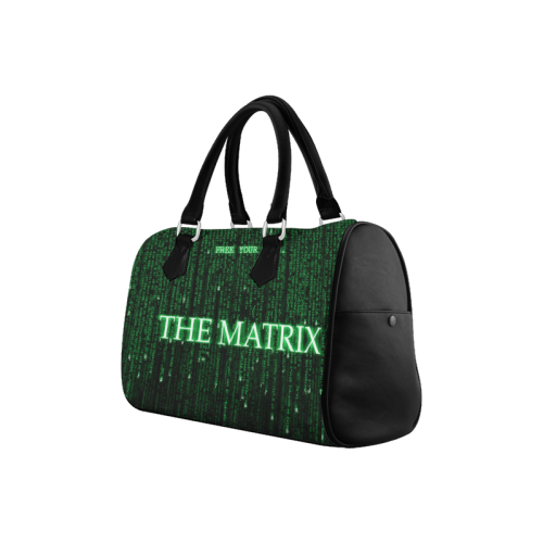 Matrix The Digital Rain Boston Handbag (Model 1621)