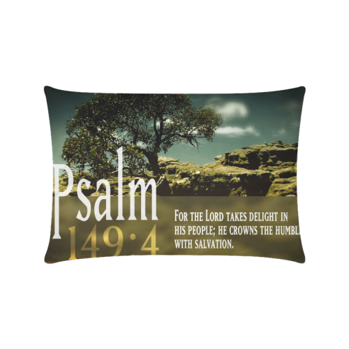 Bible Quotes Custom Zippered Pillow Case 16"x24"(Twin Sides)