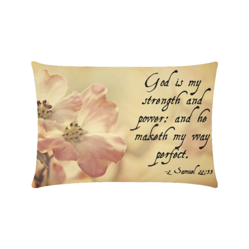 Cheap Bible Verses Custom Zippered Pillow Case 16 X24 Twin Sides